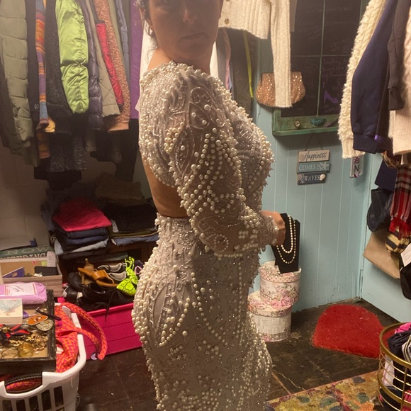 ASOS Edition Beaded Dress - Picture 13 of 14